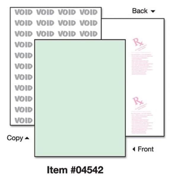 Paris Business Products Paris Business Products 04542 DocuGard Security Paper- 8-1/2 x 11- Green- 500/Ream 4542 - main